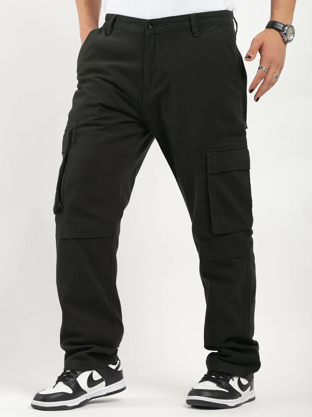 Tornado Full Length Dark Grey Plus size Cargo