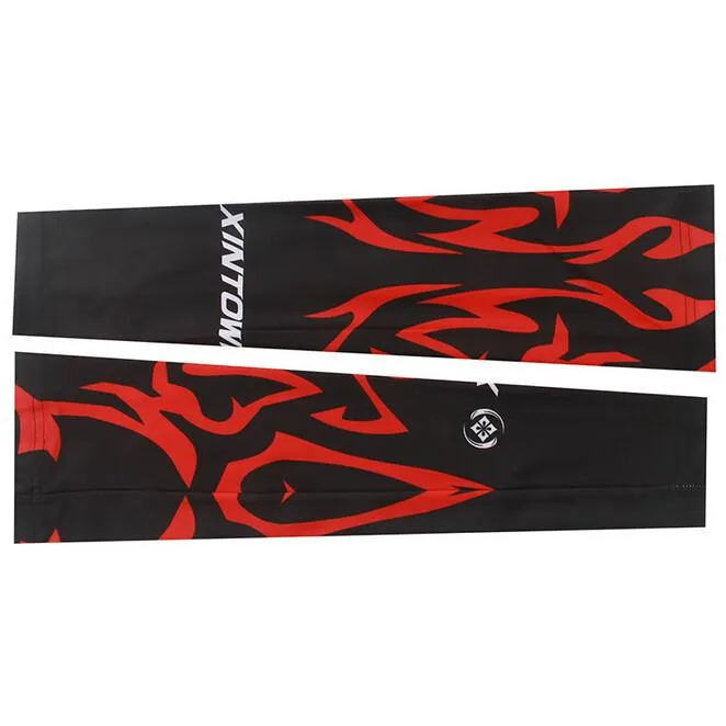 XINTOWN Red Fire Cycling Arm Warmers