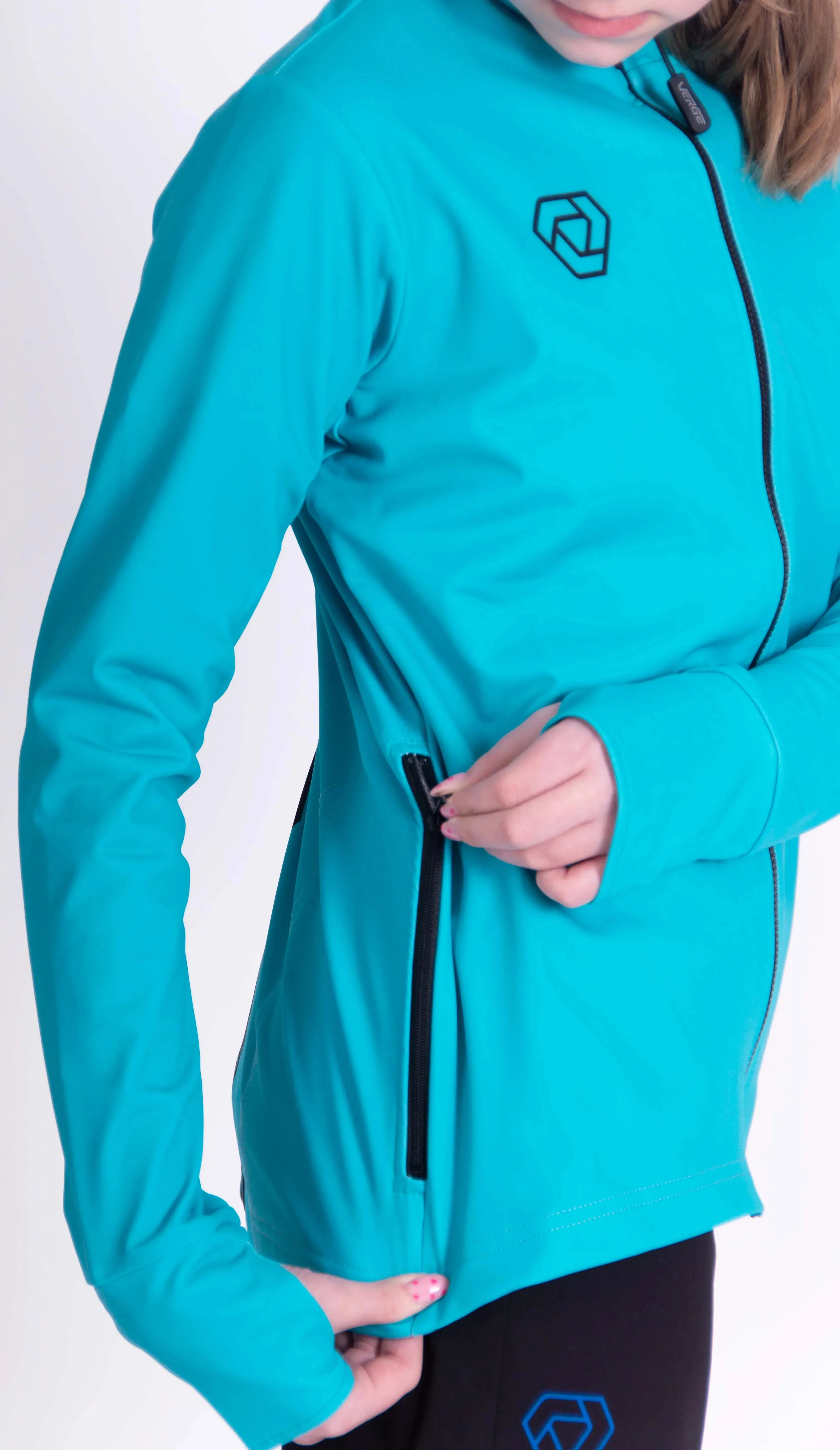 Zima Running Long Sleeve Top - Full Zipper