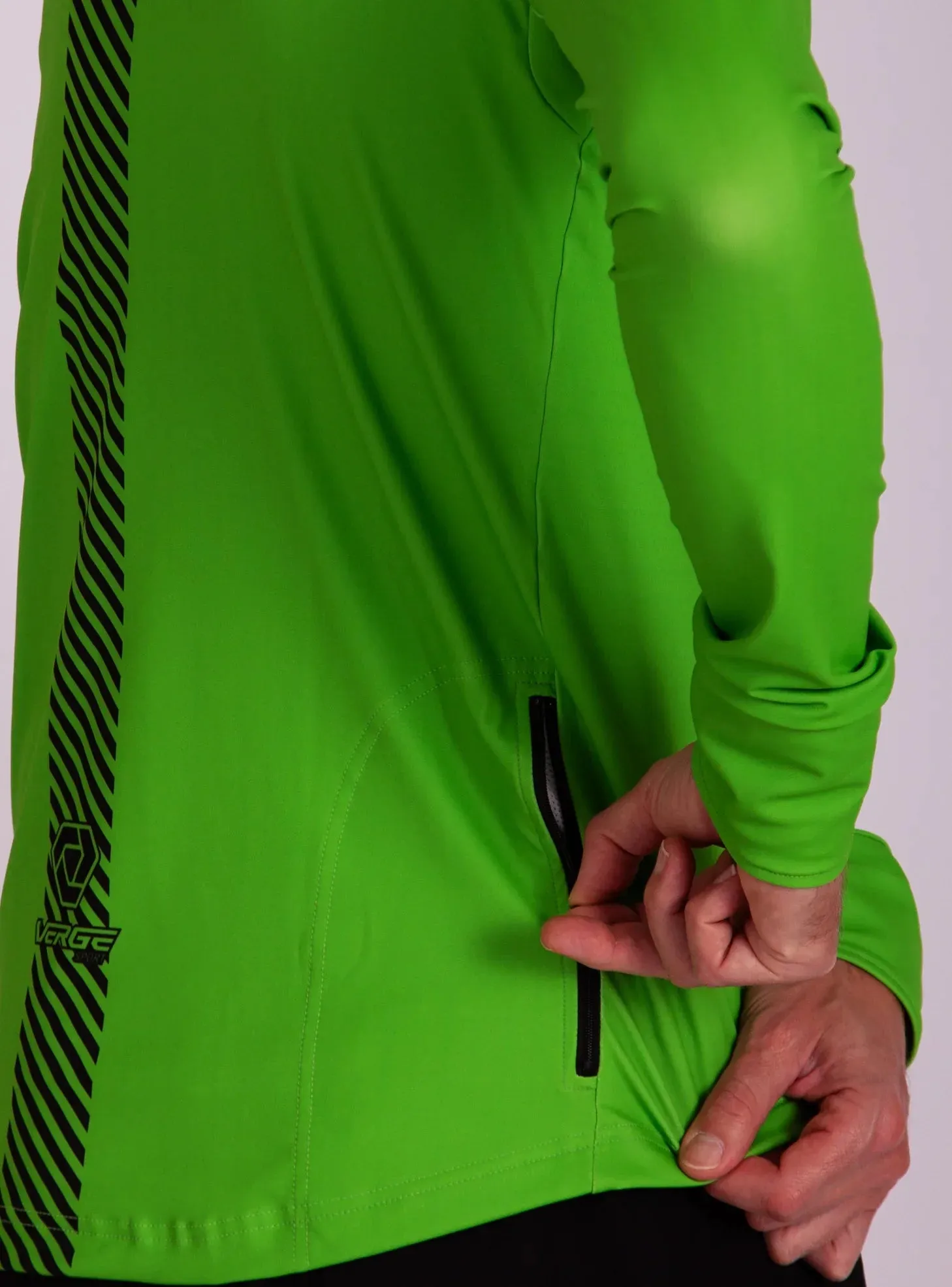 Zima Running Long Sleeve Top - Full Zipper