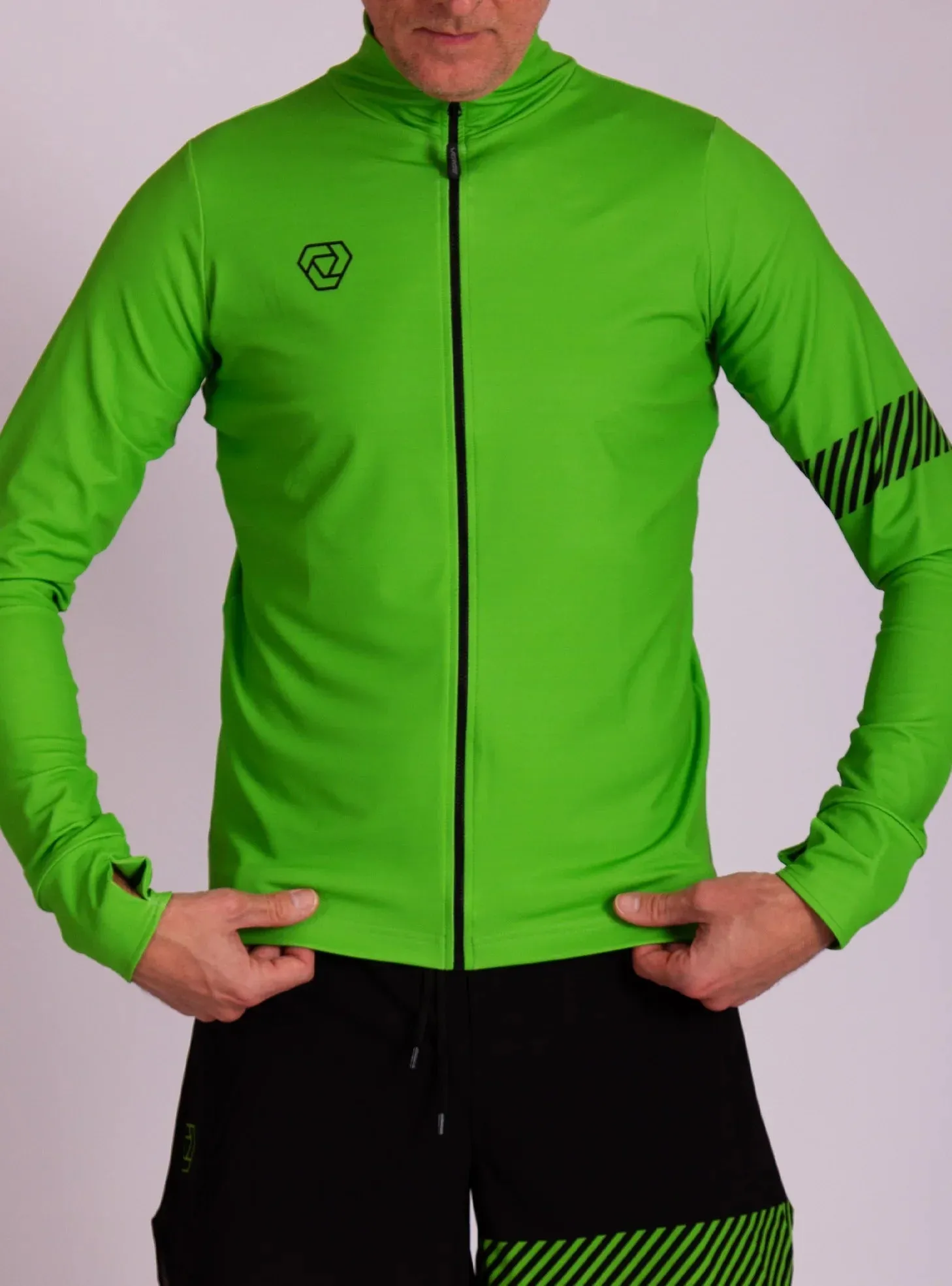 Zima Running Long Sleeve Top - Full Zipper